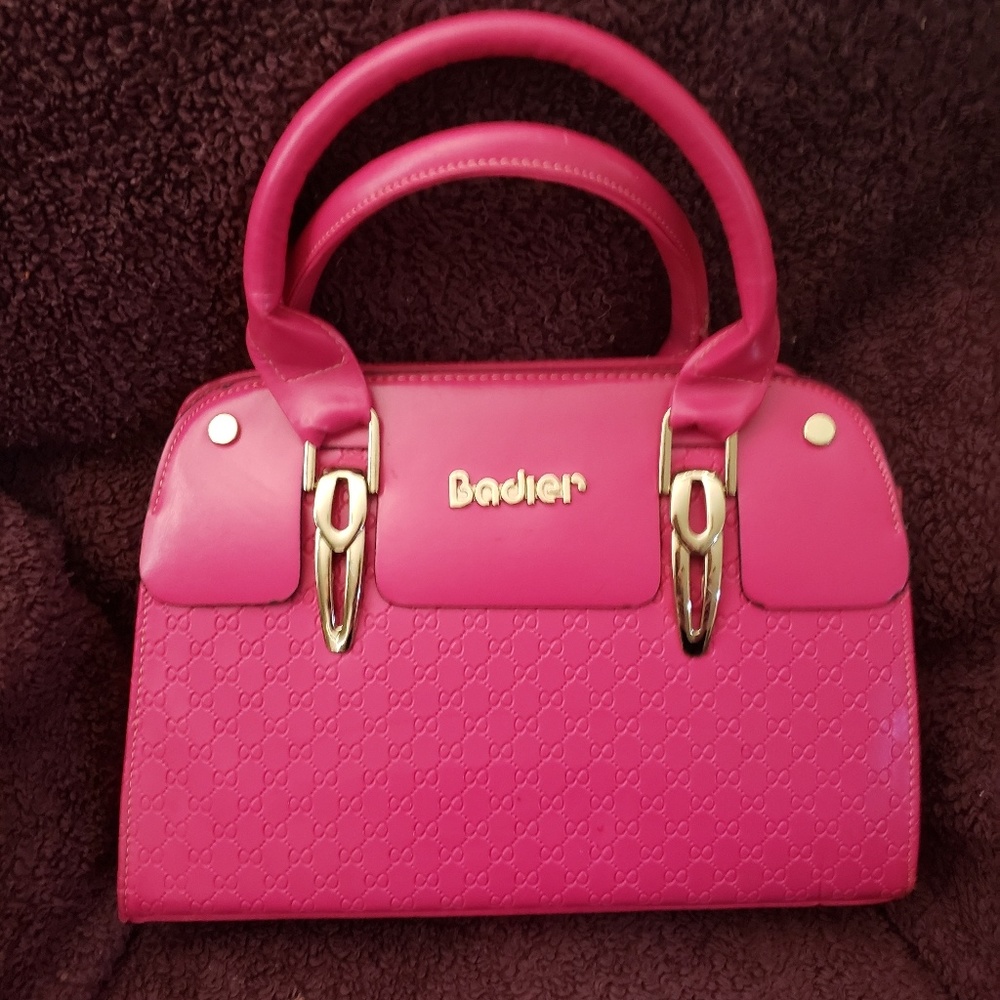 Badier pink hand bag